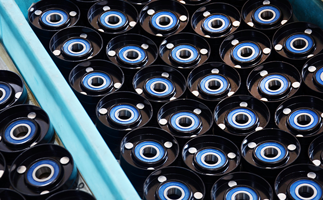 Tensioner pulley factory